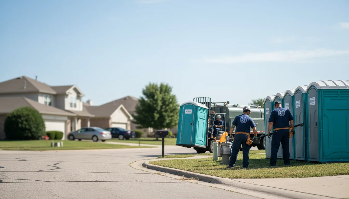 Porta Potty Rental in Rhodes, MI near me